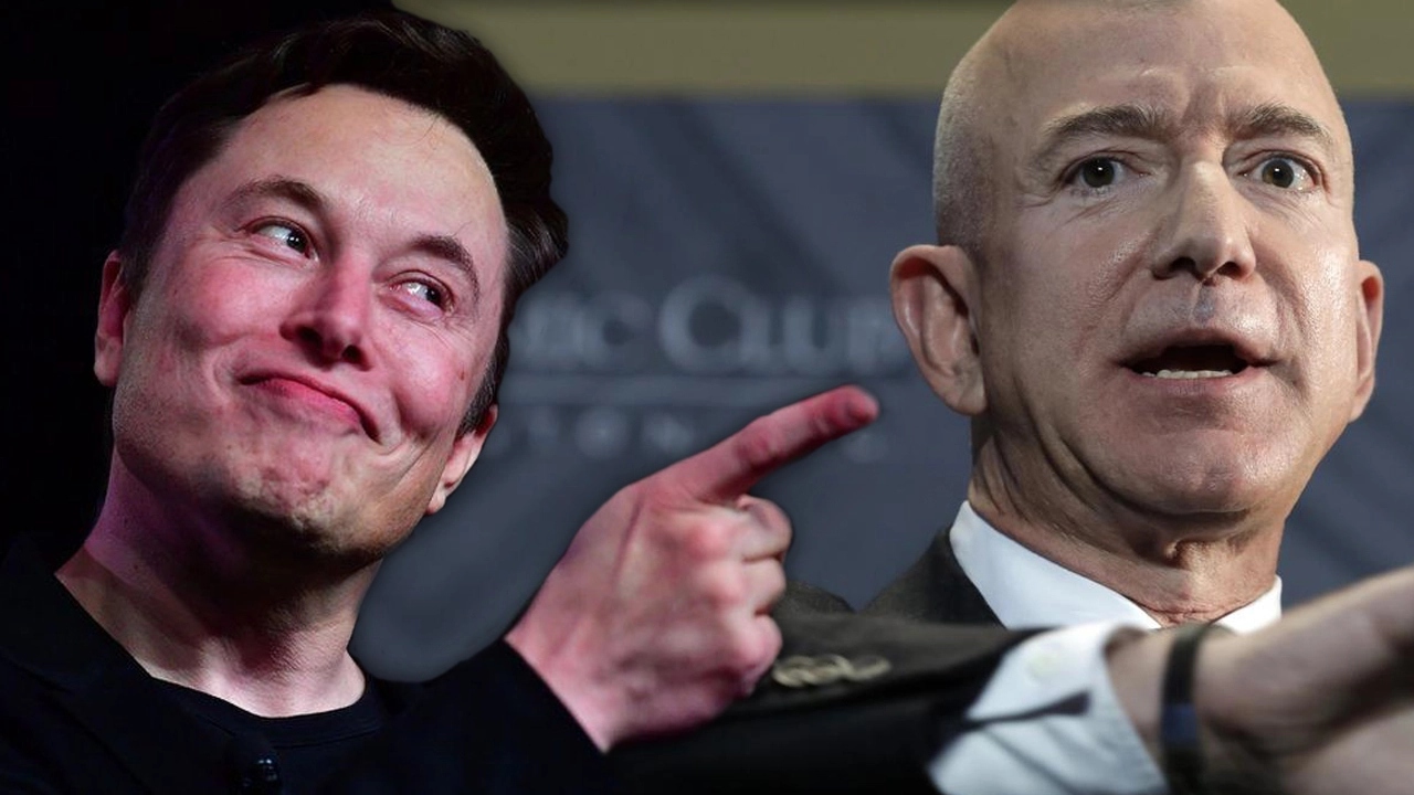 Elon Musk, Jeff Bezos ile alay etti