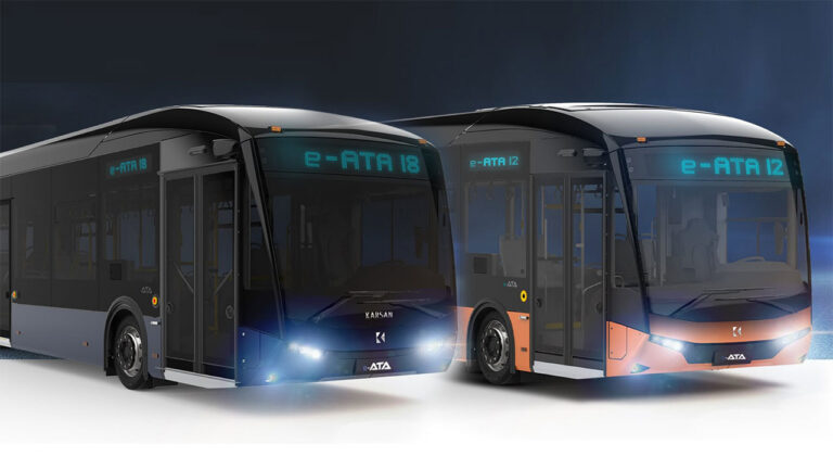 Tamamen elektrikli otobüs e-ATA tanıtıldı!