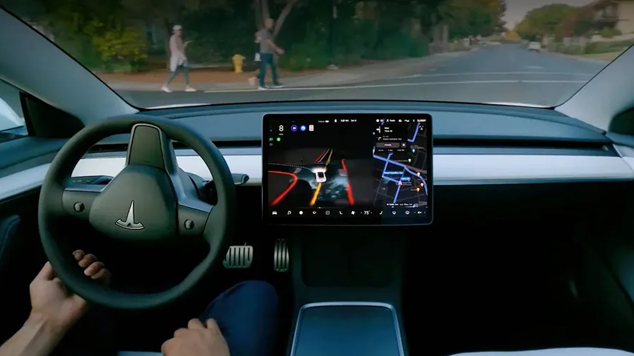 tesla full self-driving