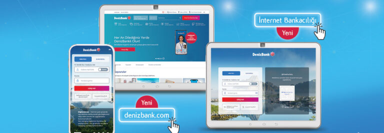 DenizBank web sitesi ve internet bankacılığını yeniledi