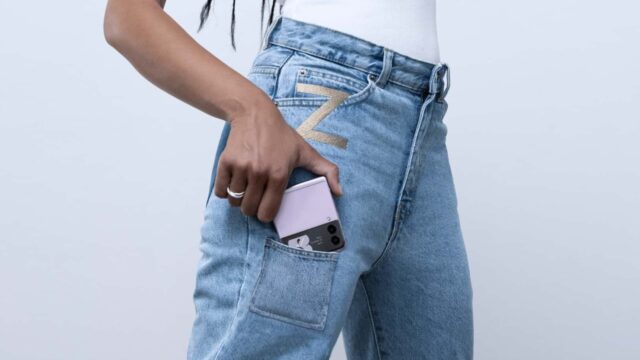 Galaxy Z Flip 3 kot pantolon