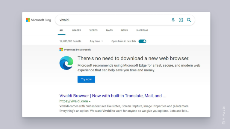 Microsoft Edge についての Vivaldi CEO: