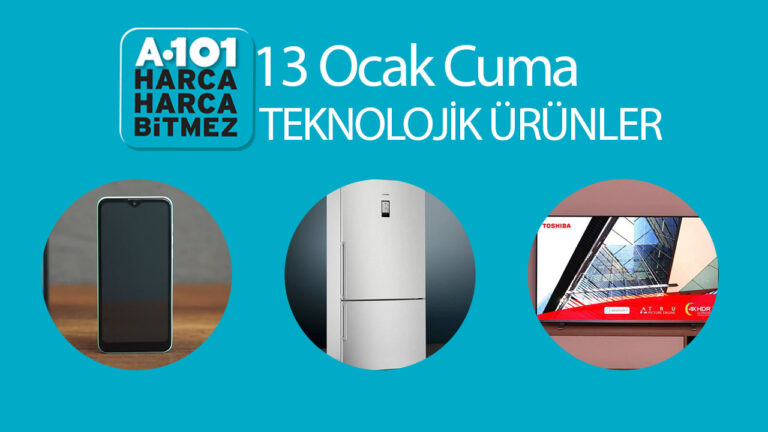 13 Ocak Perşembe günü A101’e gelecek teknolojik ürünler!