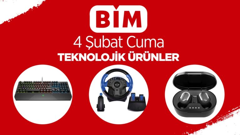 Yarın BİM’de satılacak teknolojik ürünler