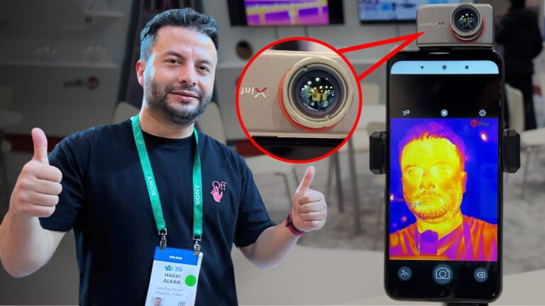 Her şeyin sıcaklığını ölçen termal kamerayı gördük!