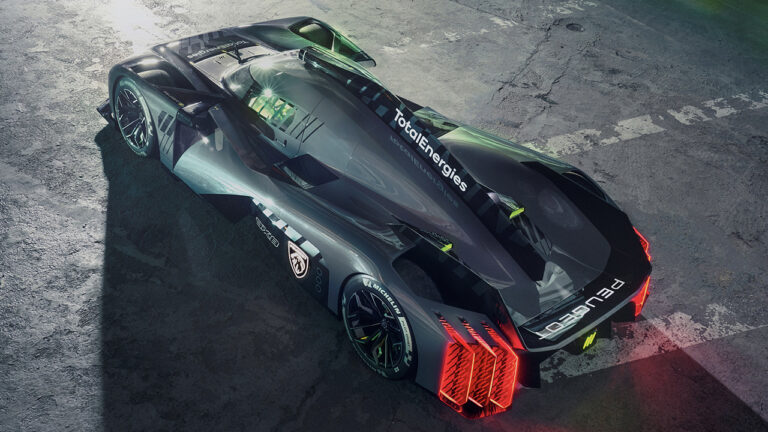 Peugeot 9X8 Hybrid Hypercar gözler önüne serildi
