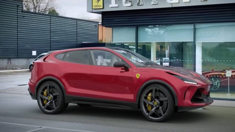 Tanıtım öncesi Ferrari Purosangue SUV’un görselleri sızdı!