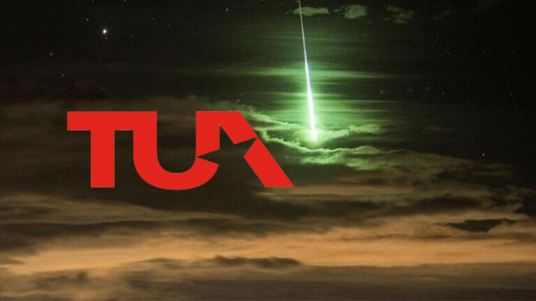 TUA’dan gizemli yeşil meteor hakkında açıklama geldi!