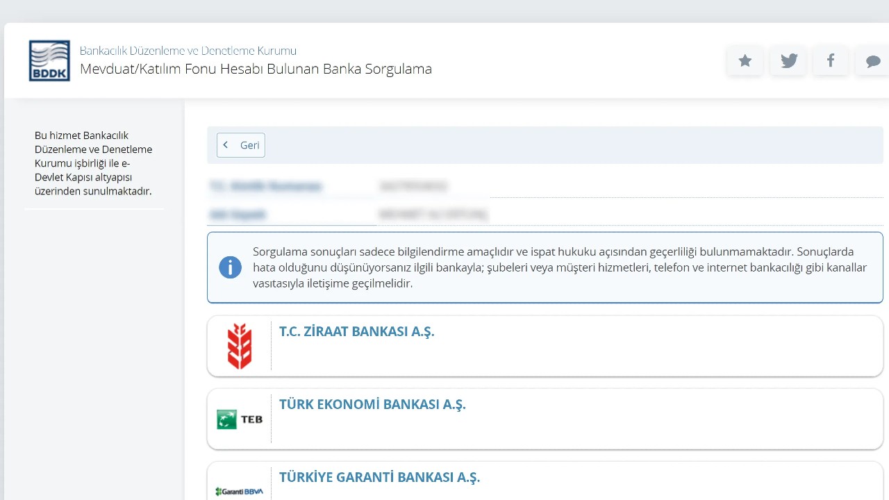 Banka hesap sorgulama nasıl yapılır? [e-Devlet ile] -SDN