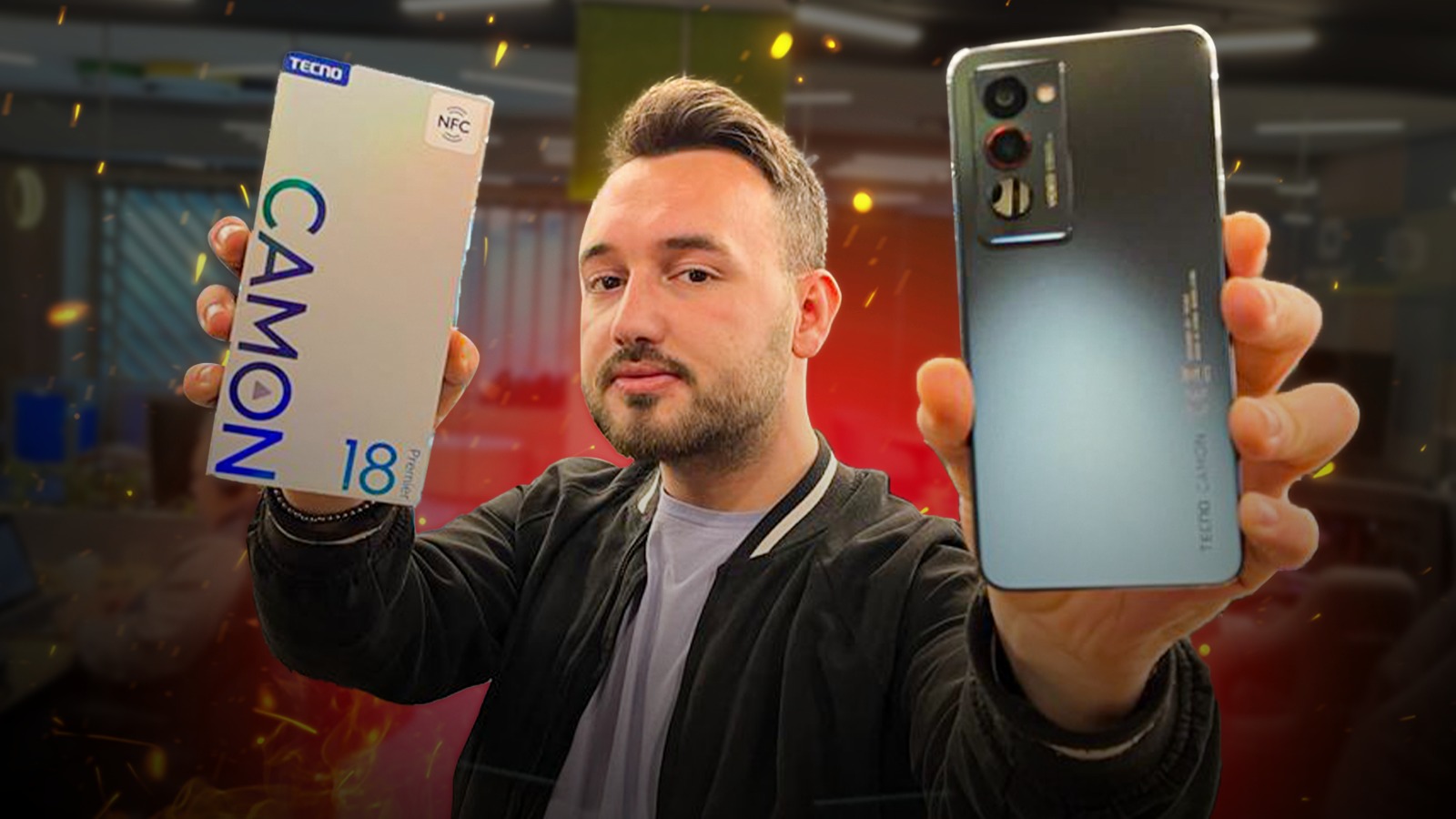 Tecno Camon 18 Premier kutu açılışı