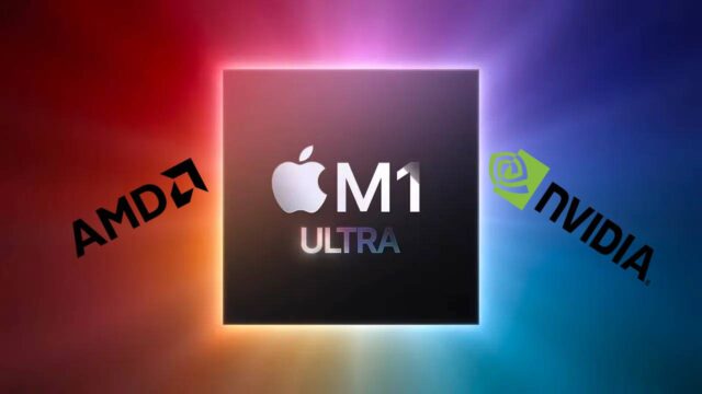 Apple, M1 Ultra ile AMD ve NVIDIA’ya çoklu GPU dersi verdi!