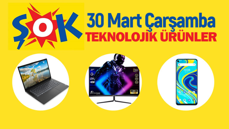 Şok’a 30 Mart’ta gelecek teknolojik ürünler!