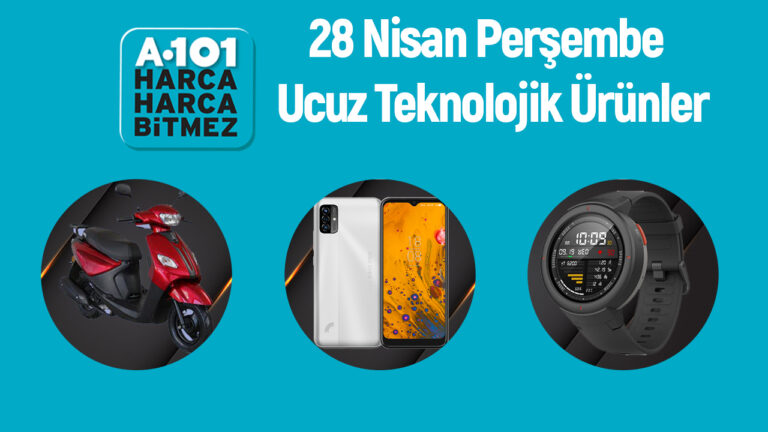 28 Nisan’da A101’e gelecek teknolojik ürünler!