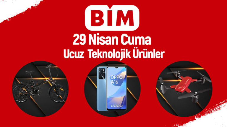 29 Nisan’da BİM’e gelecek ucuz teknolojik ürünler!