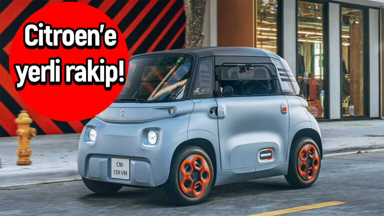En ucuz araba Citroen Ami’ye mobilyacıdan yerli rakip Amperino!