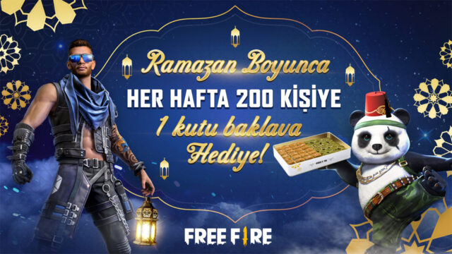 Free Fire, Ramazan’da oyunculara bir ton baklava dağıtacak