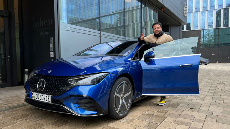 15 dk şarjla 250 km yol: Mercedes EQE 350+’a ilk bakış!