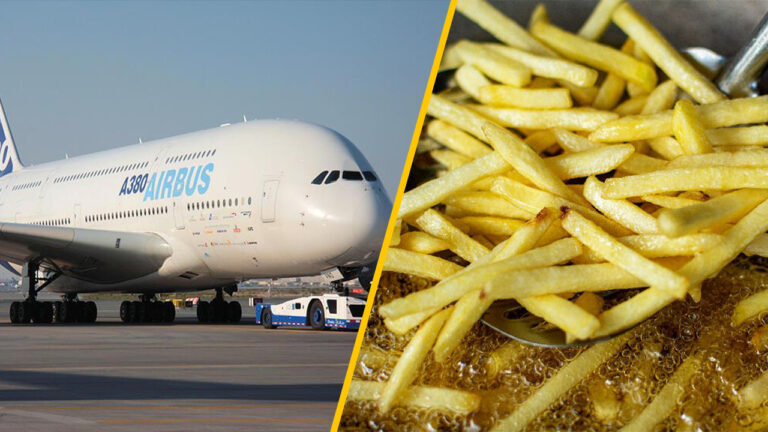 Fosil yakıtlar tarih oluyor! Airbus A380, kızartma yağıyla uçtu