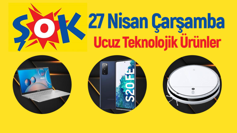 Bugün ŞOK’a gelen ucuz teknolojik ürünler!