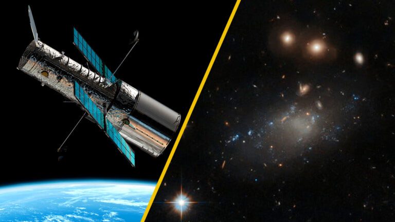 Hubble Uzay Teleskobu yeni bir galaksiyi görüntüledi!