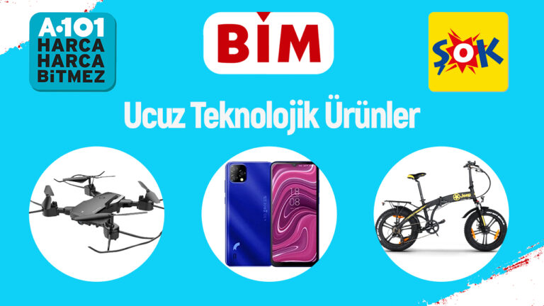 26-27 Mayıs’ta A101 ve BİM marketlere gelecek teknolojik ürünler!