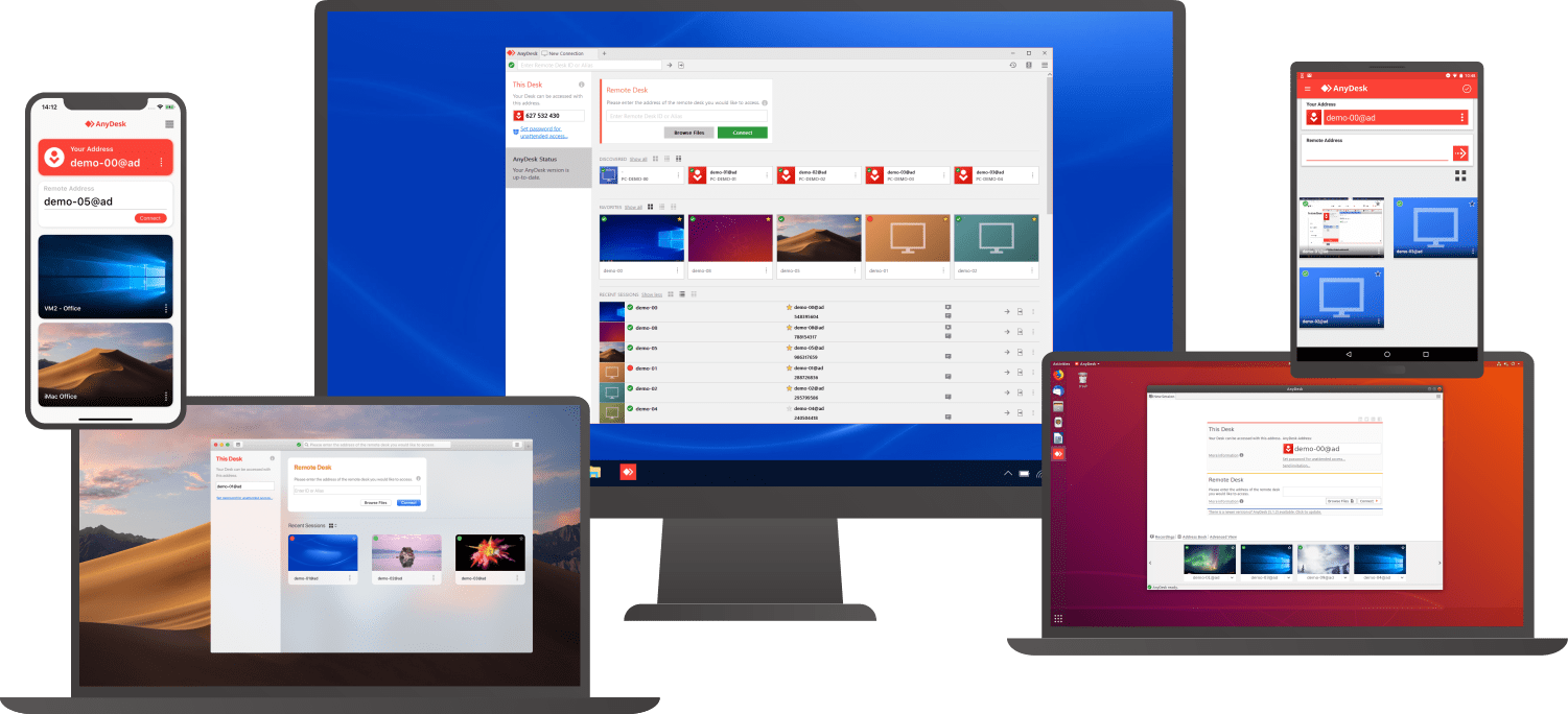 AnyDesk remote access voor alle platforms