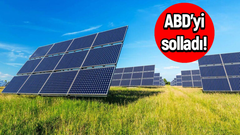 Türkiye güneş paneli üretiminde ABD’yi geride bıraktı!