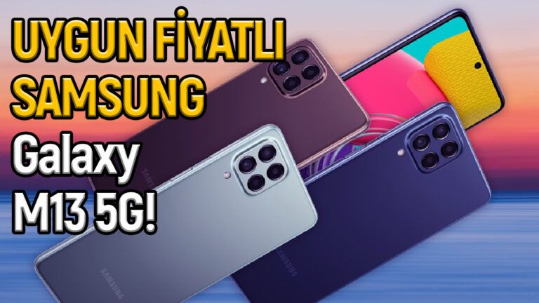 Uygun fiyatlı Samsung Galaxy M13 5G tasarımı ortaya çıktı!