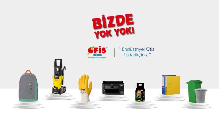 Güvenilir ofis kırtasiye malzemelerinin satış noktası: OfisOstim!