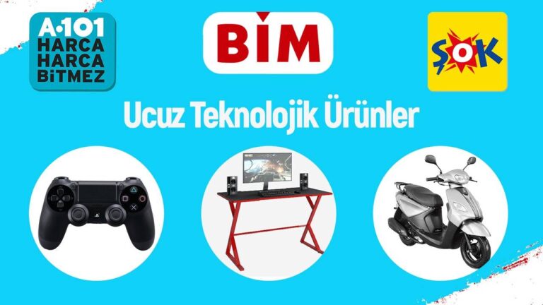 2-3 Haziran’da A101 ve BİM marketlere gelecek teknolojik ürünler!