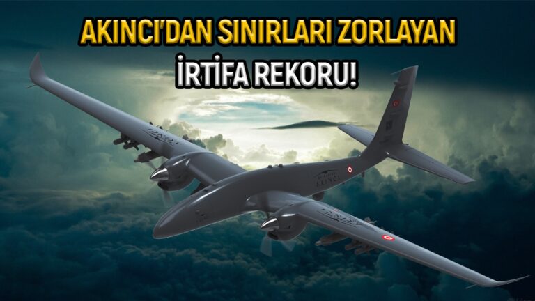 Bayraktar Akıncı’dan sınırları zorlayan rekor!