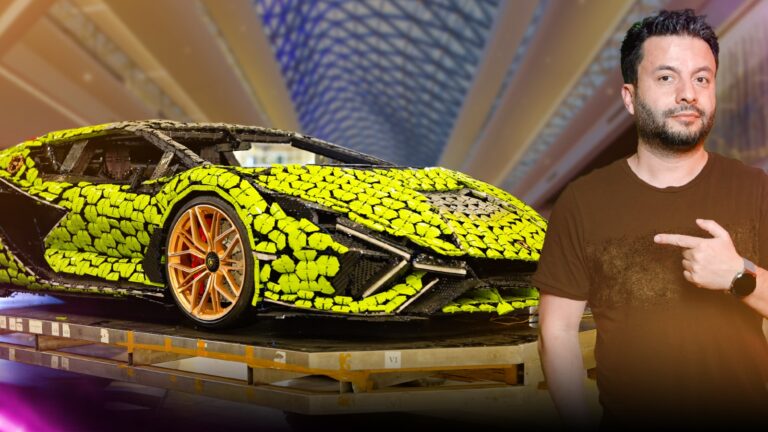 Gerçek boyutta LEGO Lamborghini modelini inceledik!
