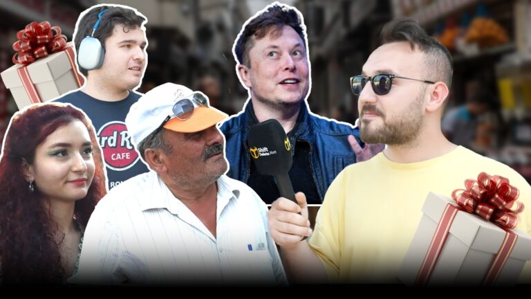 Sokakta hediye dağıttık!