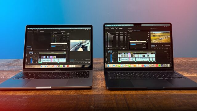 M1 MacBook Pro vs M2 MacBook Air render testi!