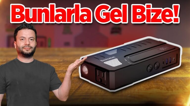 Akü takviyesi yapan EnginStar taşınabilir powerbank inceleme!