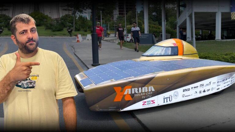 Güneş enerjisiyle çalışan arabayı kullandık!