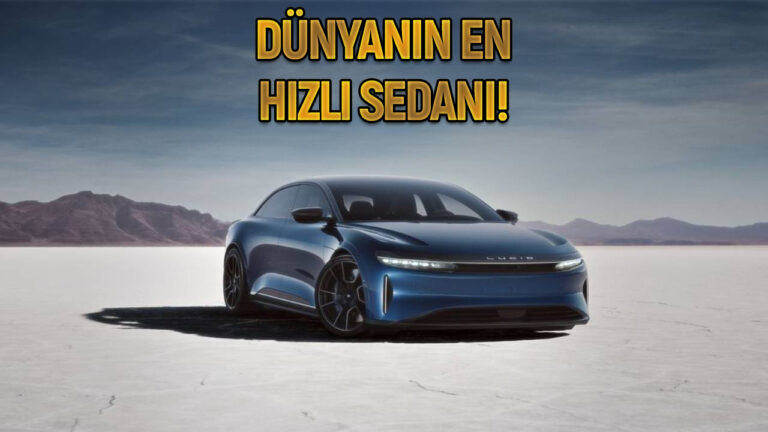 Tesla’nın başı dertte! Lucid yeni asfalt jetini tanıttı