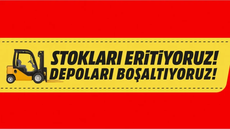 MediaMarkt’ta Depoları Boşaltıyoruz, Stokları Eritiyoruz kampanyası devam ediyor!