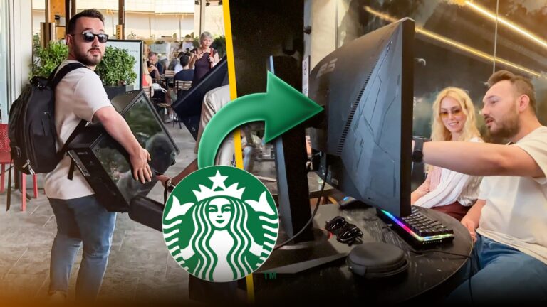 Oyuncu kasası ile Starbucks’a gittik!