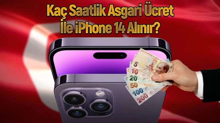 iPhone 14 alabilmek için kaç saat çalışmamız gerekiyor?