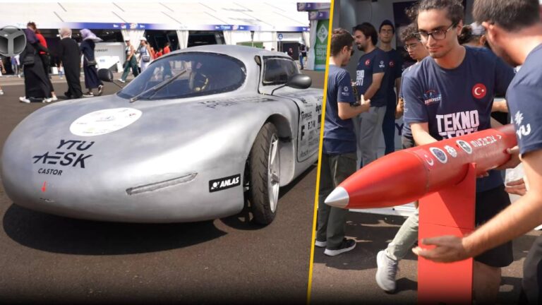 Teknofest’te yarışan öğrencilerin projelerine baktık! İşte yerli roket