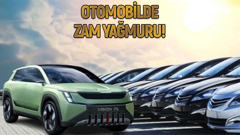 Arabalar cep yakıyor: Sıfır otomobillere zam geldi!