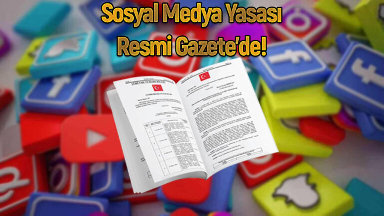 Resmi Gazete’de yayınlandı! Sosyal Medya Yasası resmen yürürlükte