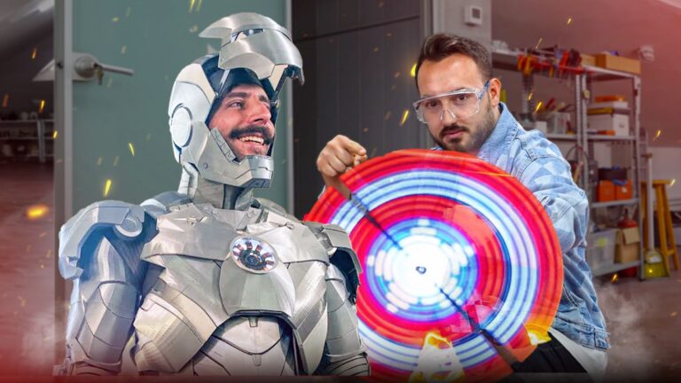Iron Man zırhı yandı! Tolga Özuygur’un atölyesini gezdik!