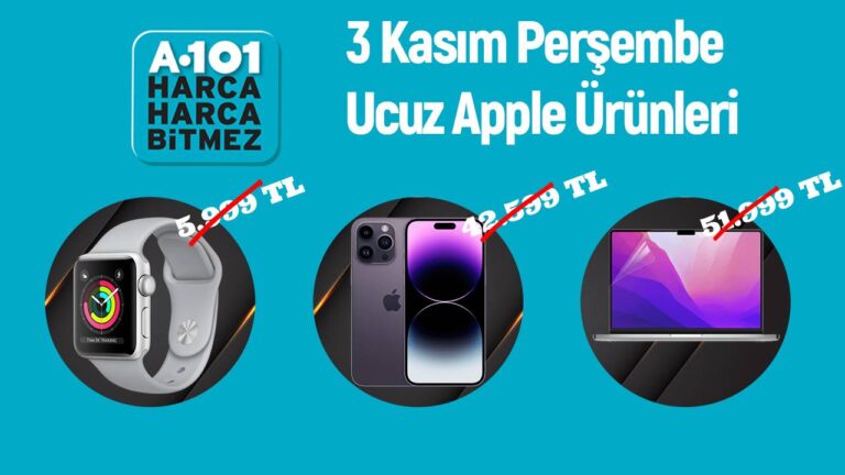 A101’den ucuz iPhone, MacBook ve AirPods!