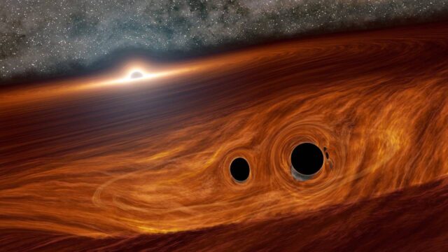 Astrofizikçileri çıldırtan olay! İki kara delik birleşti (Video)