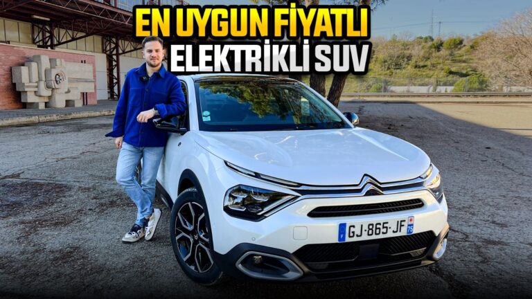Elektrikli SUV Citroen e-C4 X inceleme!