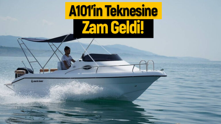 A101, çok satan teknesini tekrar getirdi: Bu sefer fiyatı dudak uçuklattı!