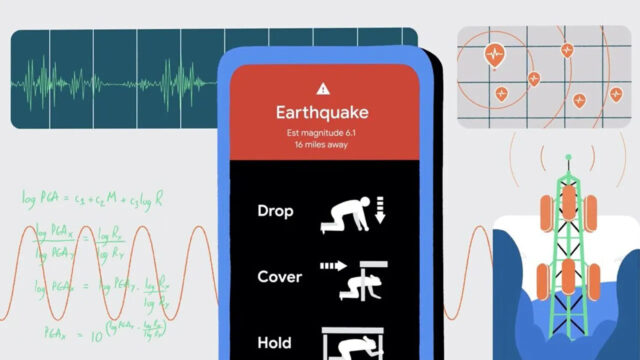 Google warns Android users with notification before earthquake