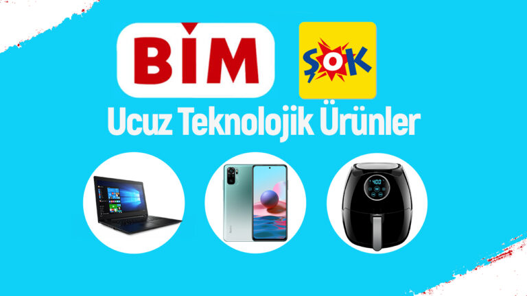BİM ve ŞOK’ta bu hafta: Ucuz teknolojik ürünler!